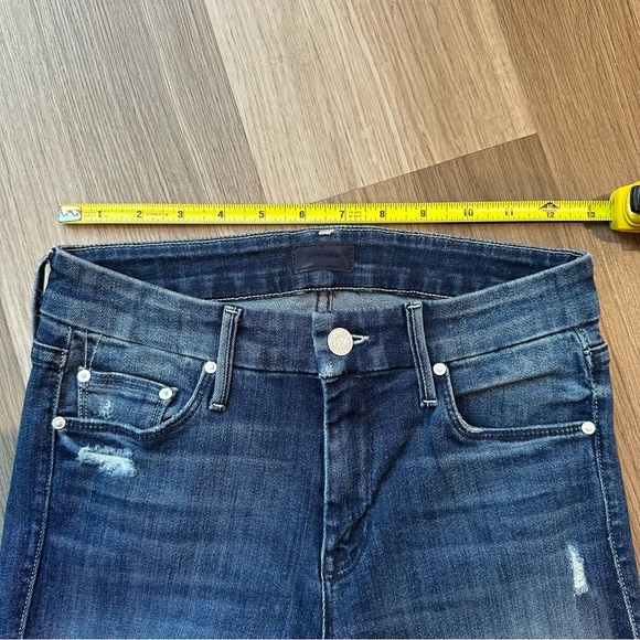 Mother denim The Looker high waisted jeans in Dark Graffiti size 24 women’s - Picture 6 of 8